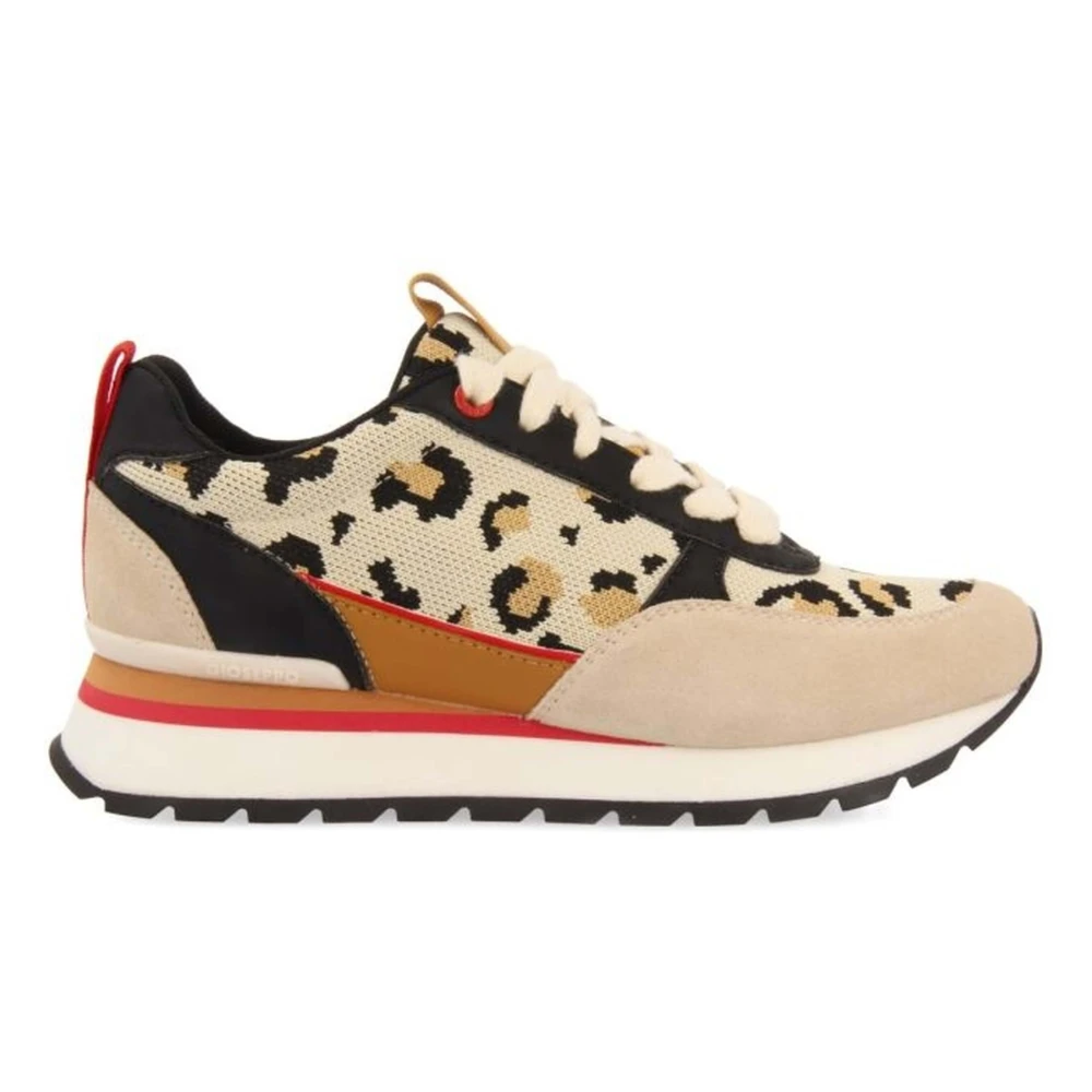 Gioseppo Print Leopard Pahokee Sneakers Multicolor, Dam