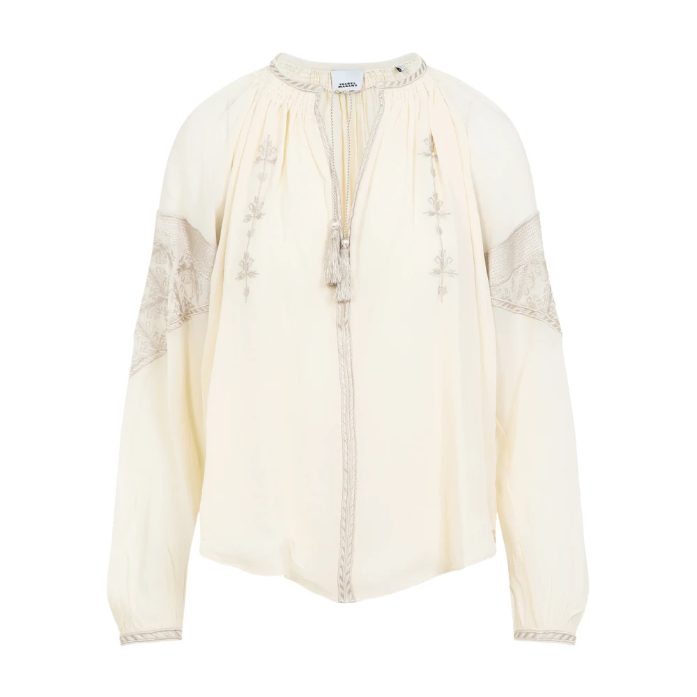 Isabel marant Elegante Blouse voor Vrouwen Beige Dames
