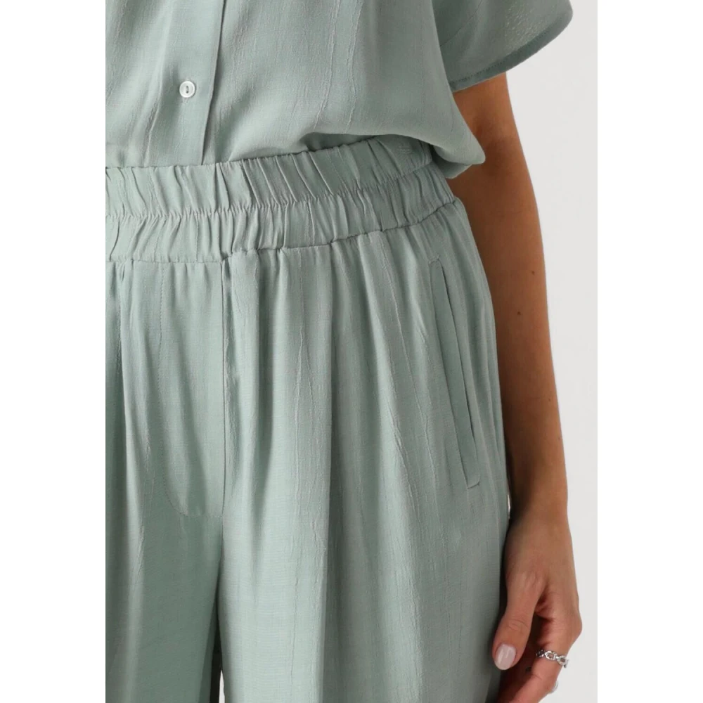 By-Bar Groene Viscose Broek Stijlvol Comfort Green Dames