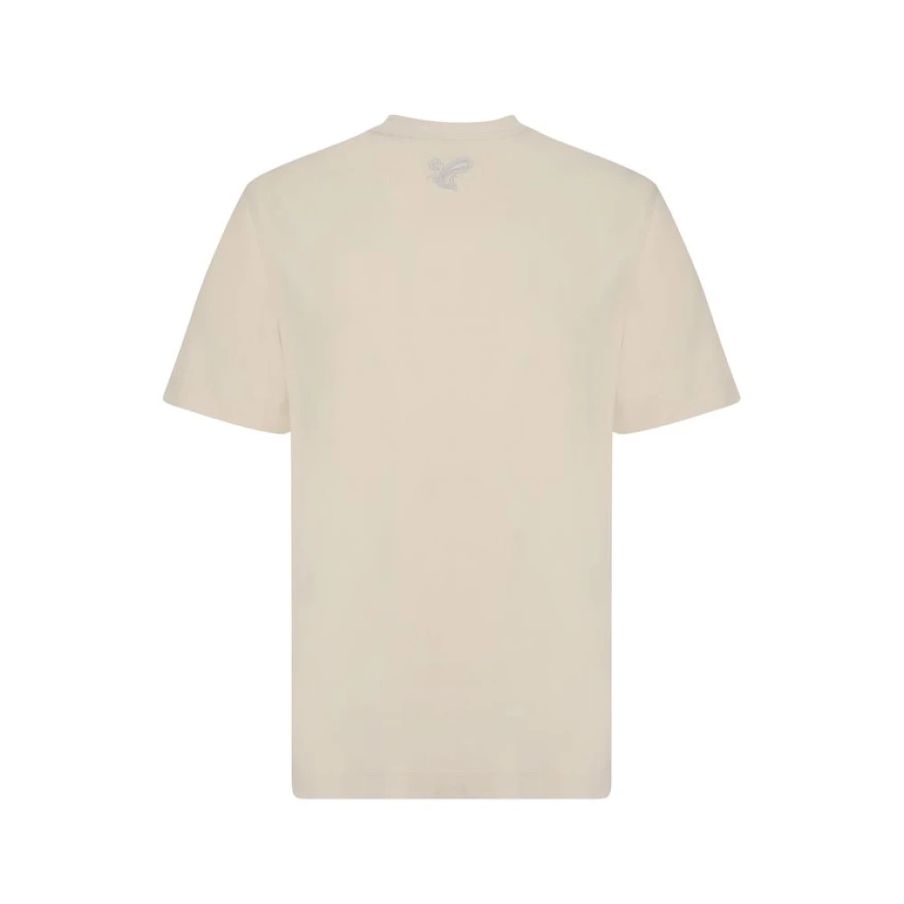 Burberry Monogram Ribbed T-Shirt Beige Heren