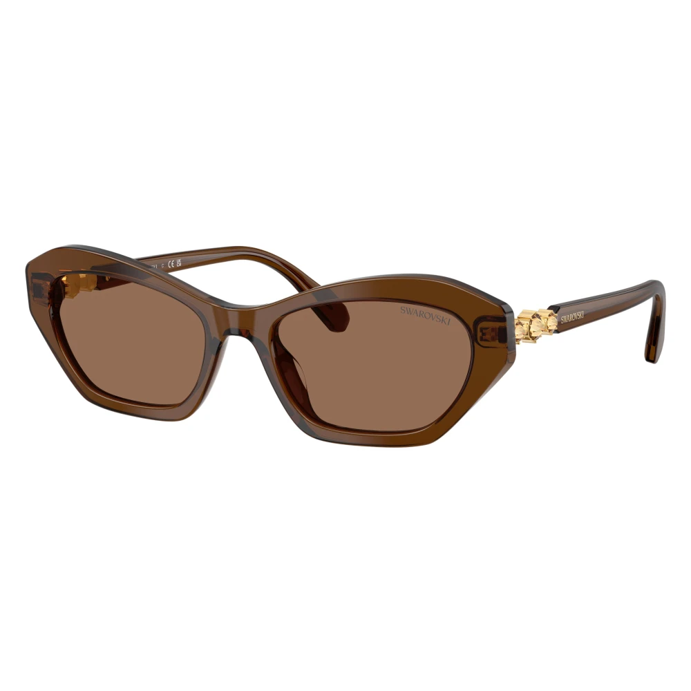Swarovski Unisex Brown Sunglasses, 54 Mm, 0Sk6048
