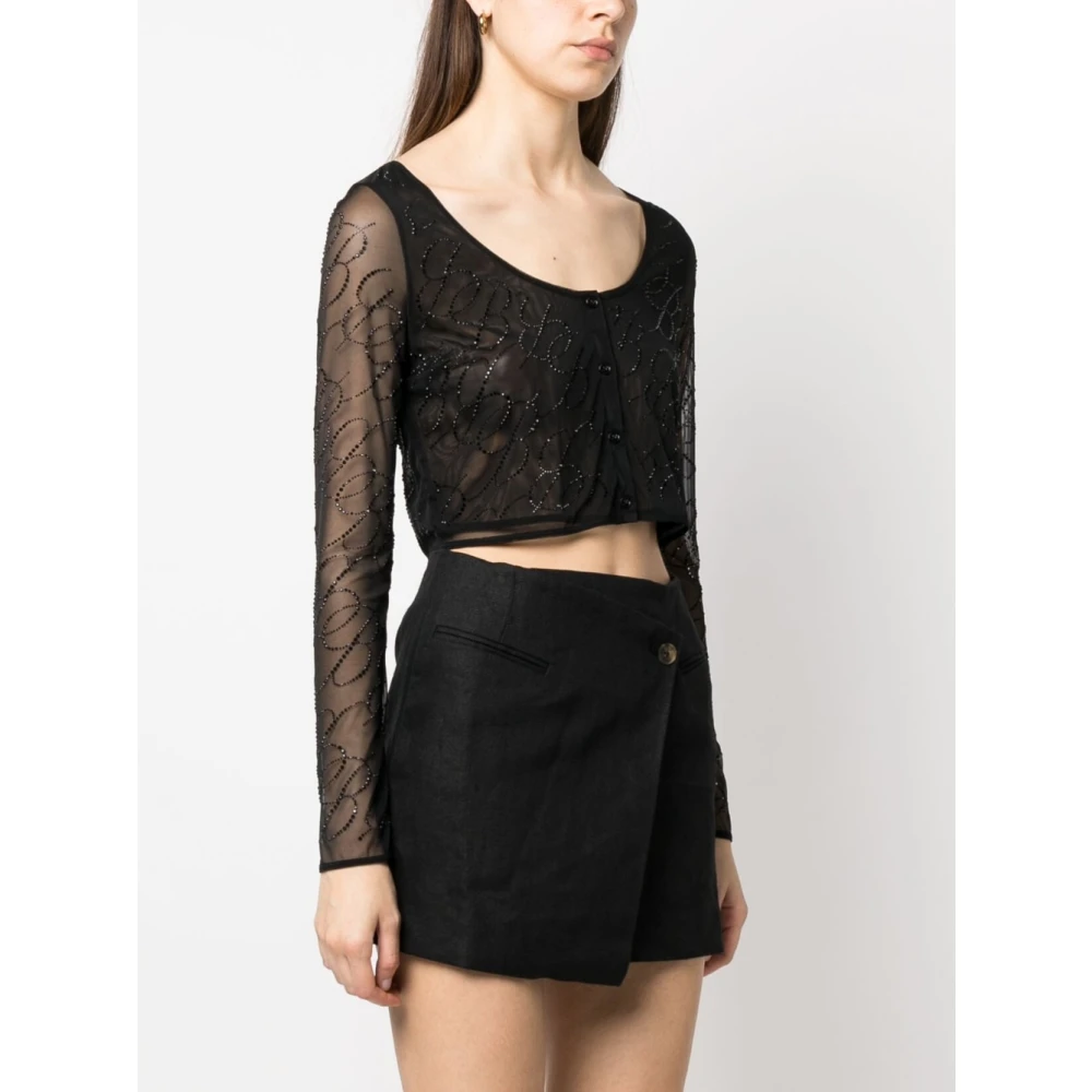 Blumarine Stijlvolle Cache Mode Accessoire Black Dames