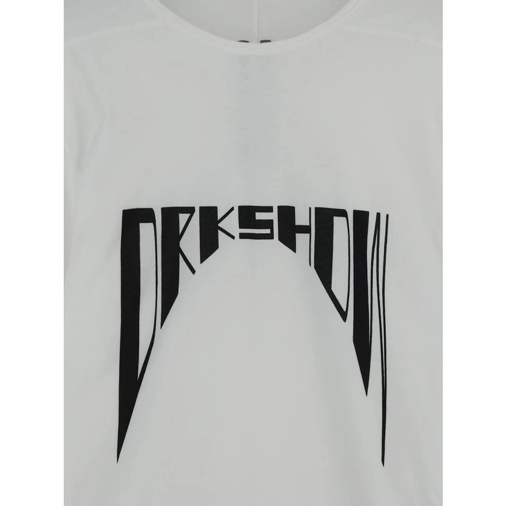 Rick Owens Katoenen T-shirt Level T White Heren