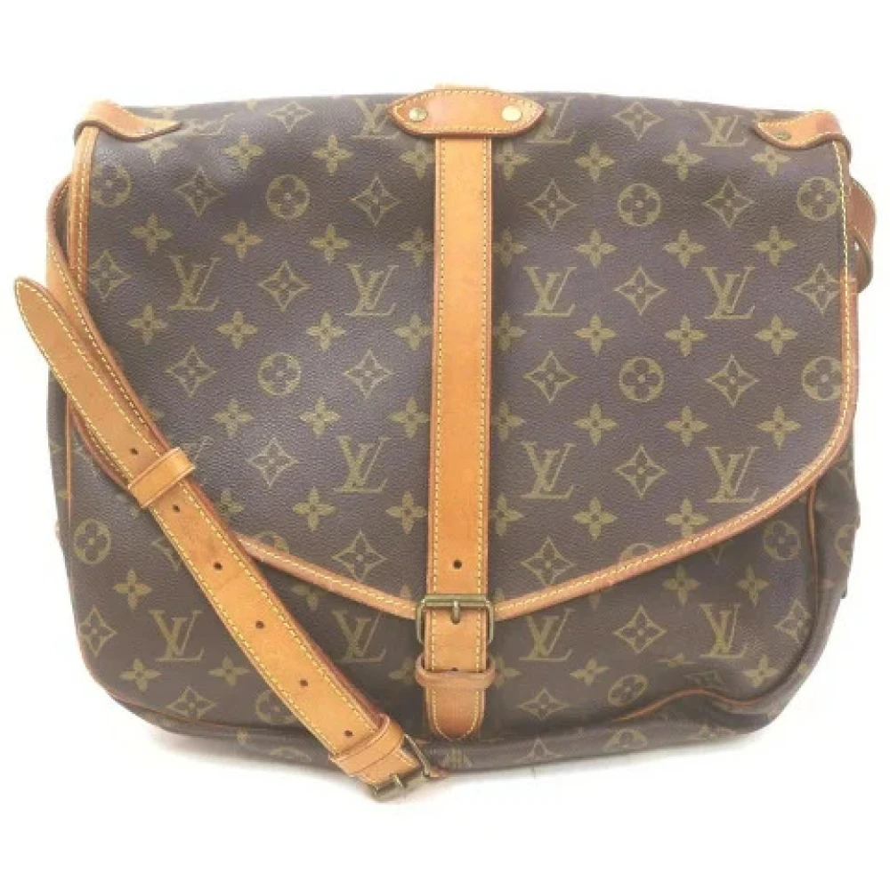 Louis Vuitton Vintage Schoudertas Brown Dames