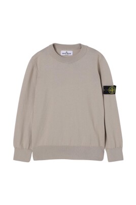 enfants-pull-en-tricot-col-rond-bleu