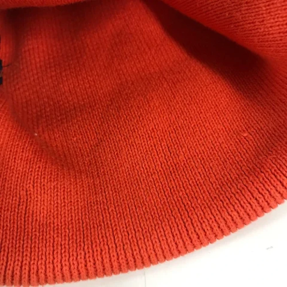 Louis Vuitton Vintage Pre-owned Cotton hats Red Dames