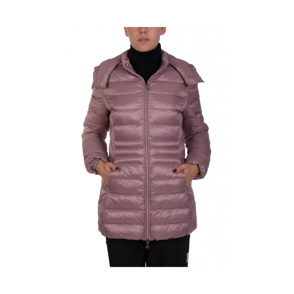 Emporio Armani Ea7 Mujer Morado Chaquetas, Púrpura, Talla: Xl