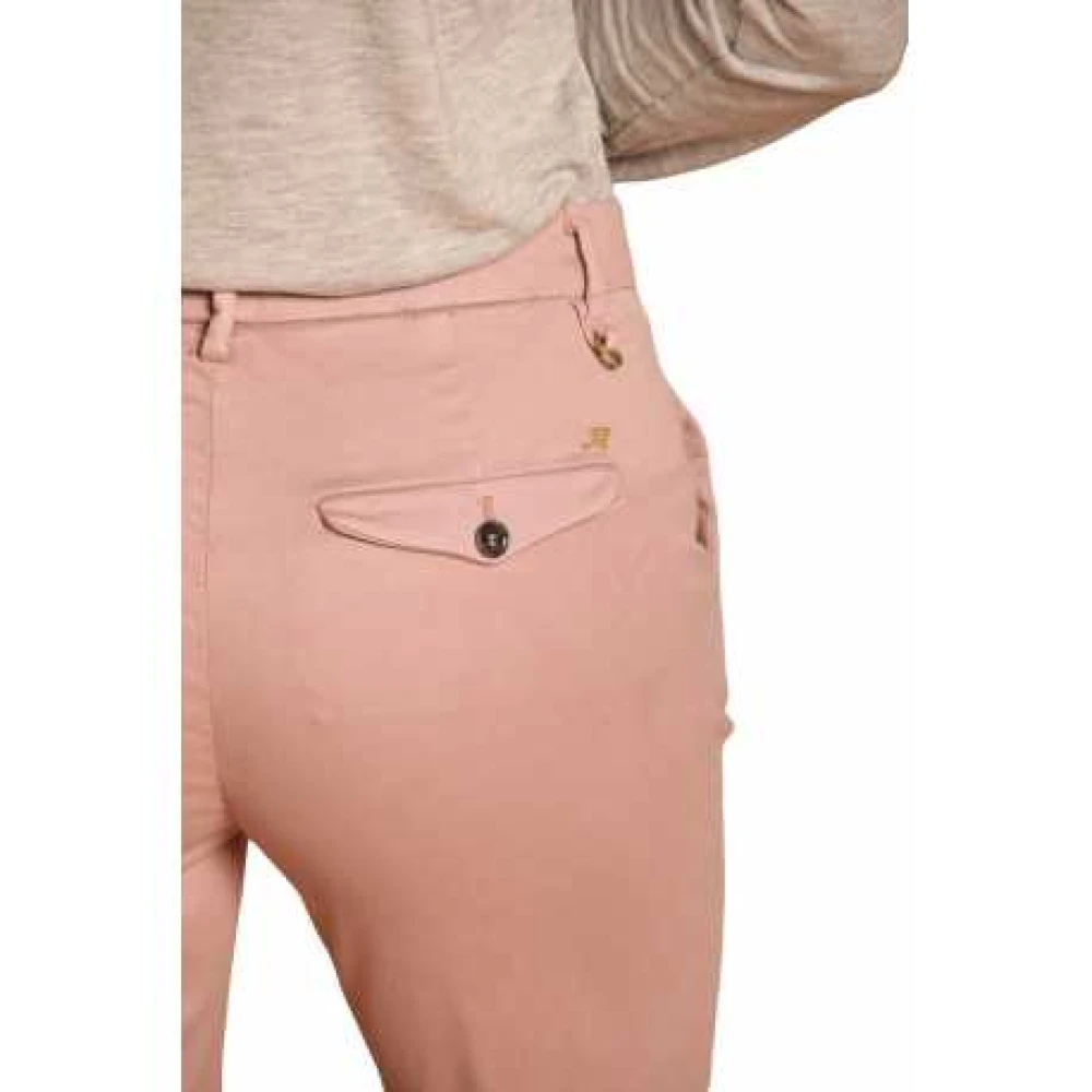 Mason's Rose Pink Slim Fit New York Broek Pink Dames