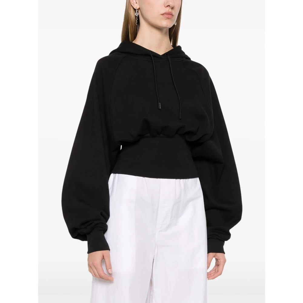 adidas by stella mccartney Stijlvolle Hoodie voor Actieve Lifestyle Black Dames