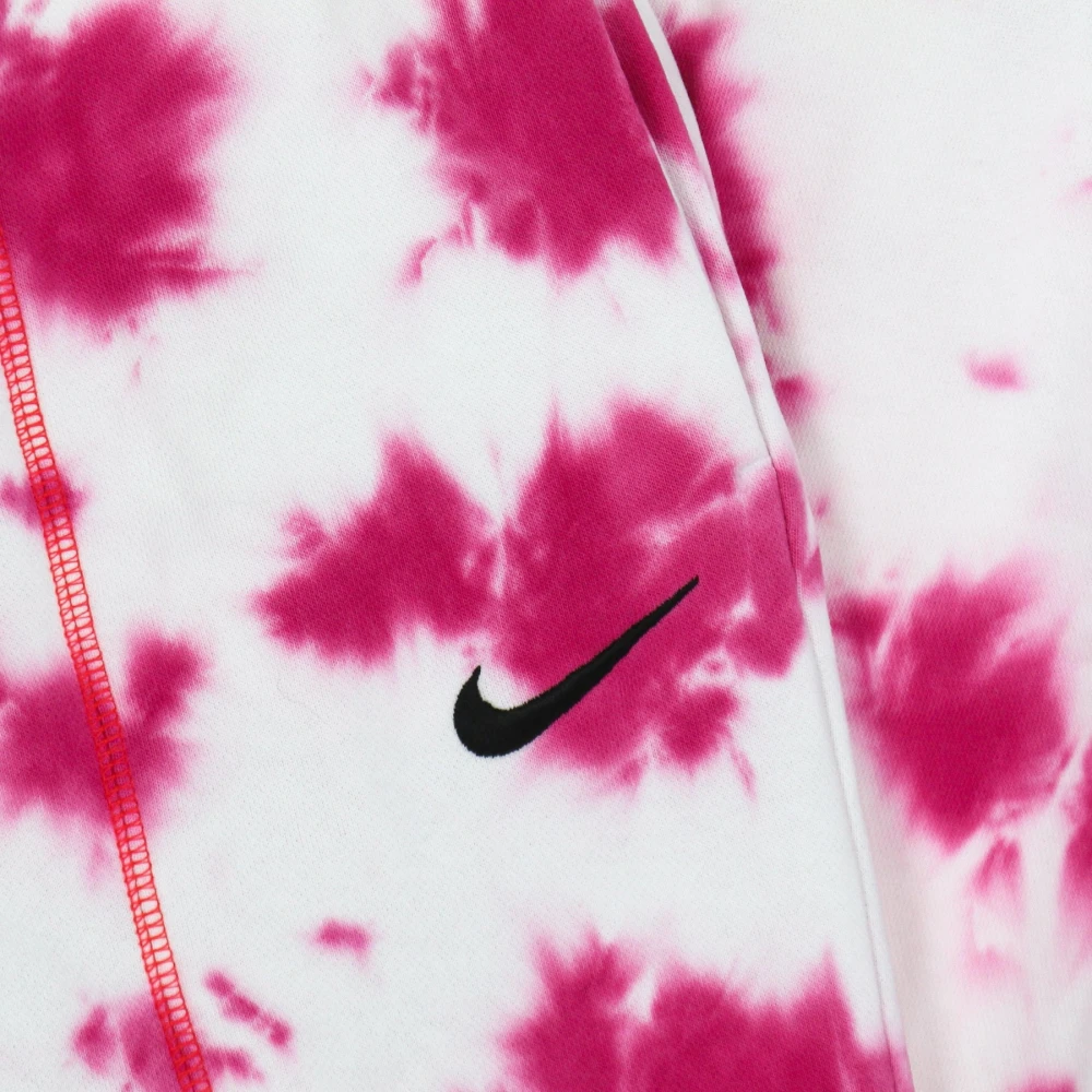 Nike Tie Dye Fleece Sweatpants Pink Dames