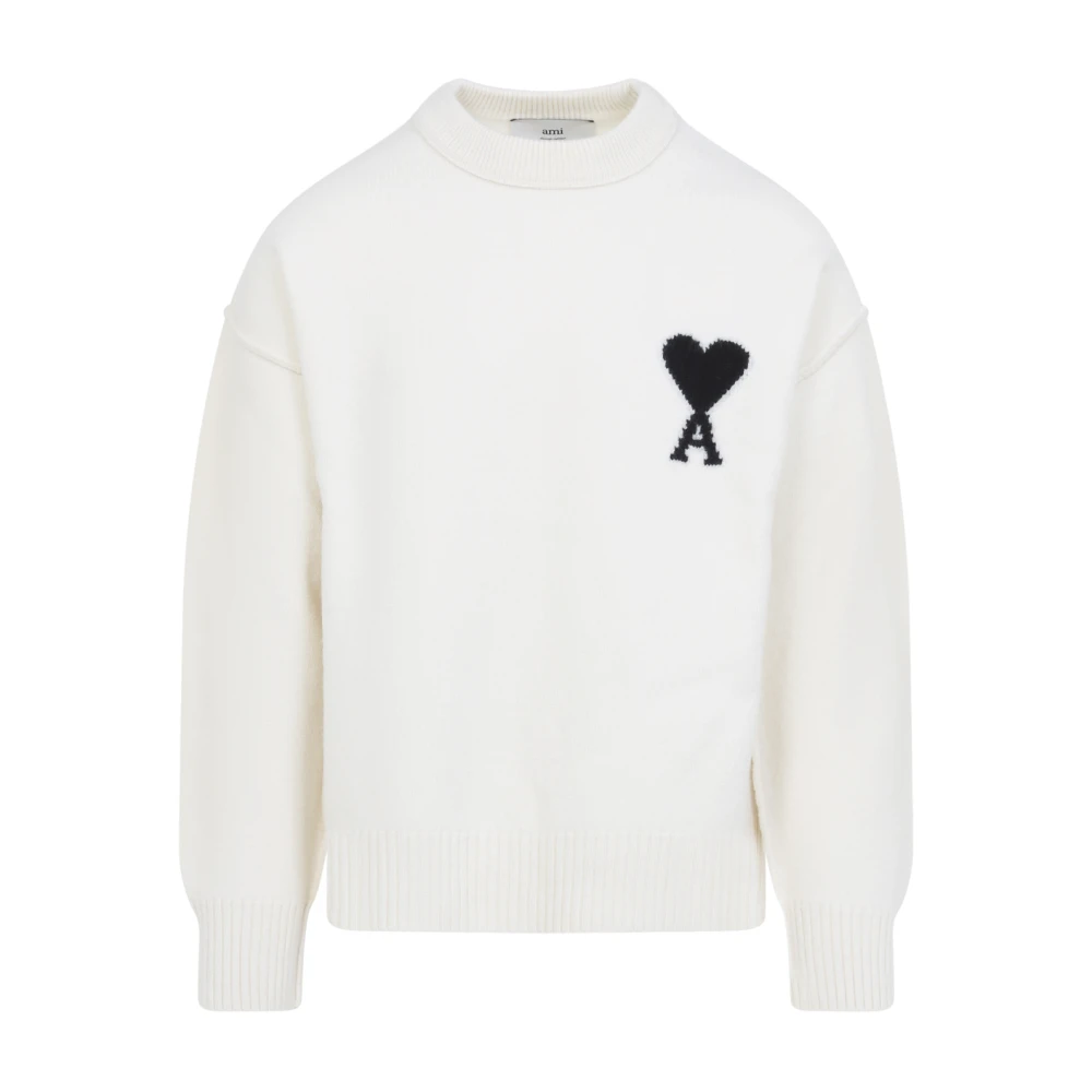 Ami Paris - Knitwear - White - Ami Paris - Modalova