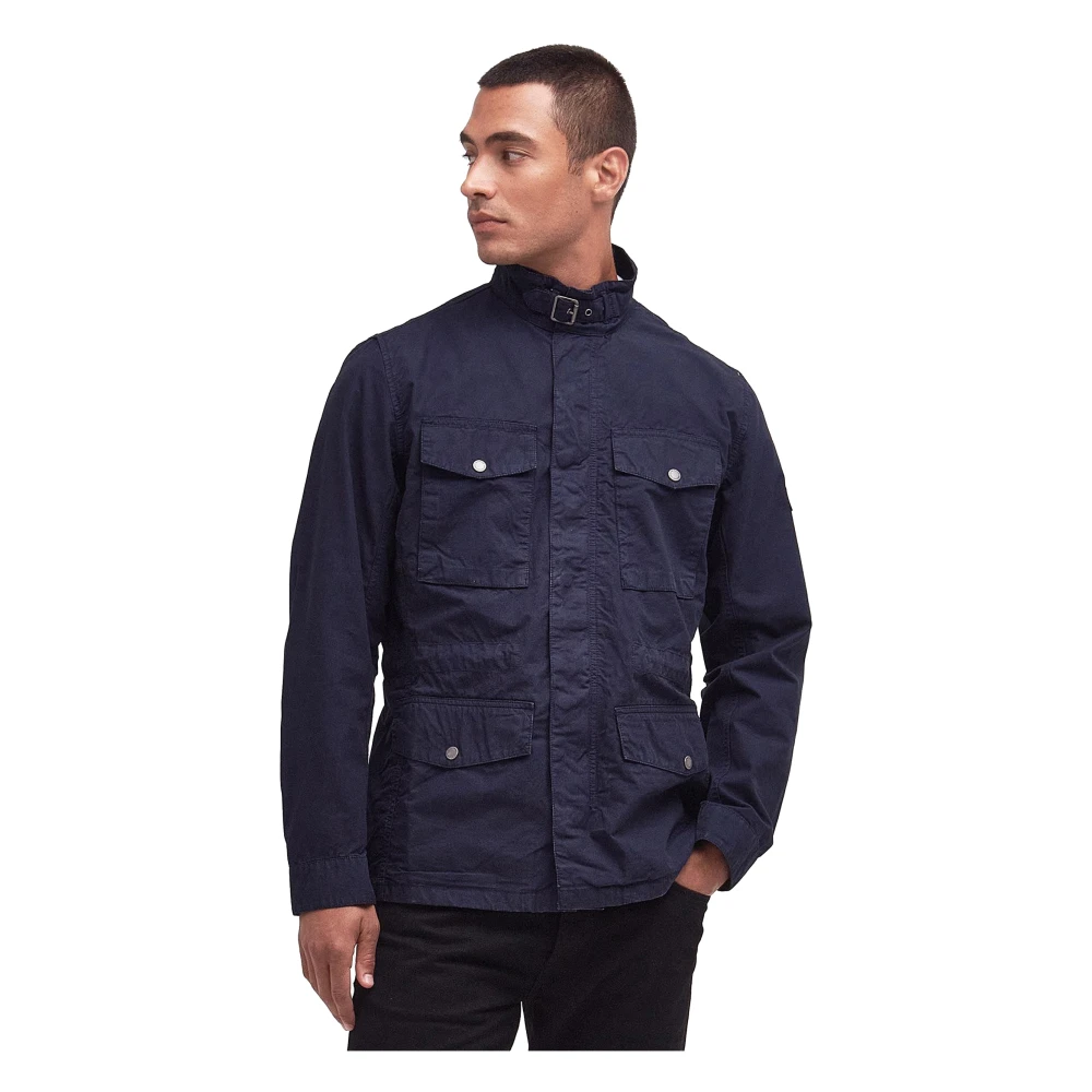 Barbour Coats Blue Heren