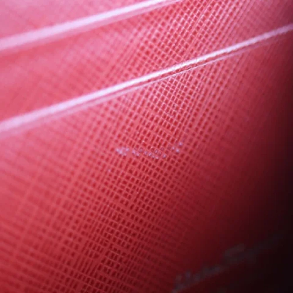 Salvatore Ferragamo Pre-owned Leather wallets Red Dames