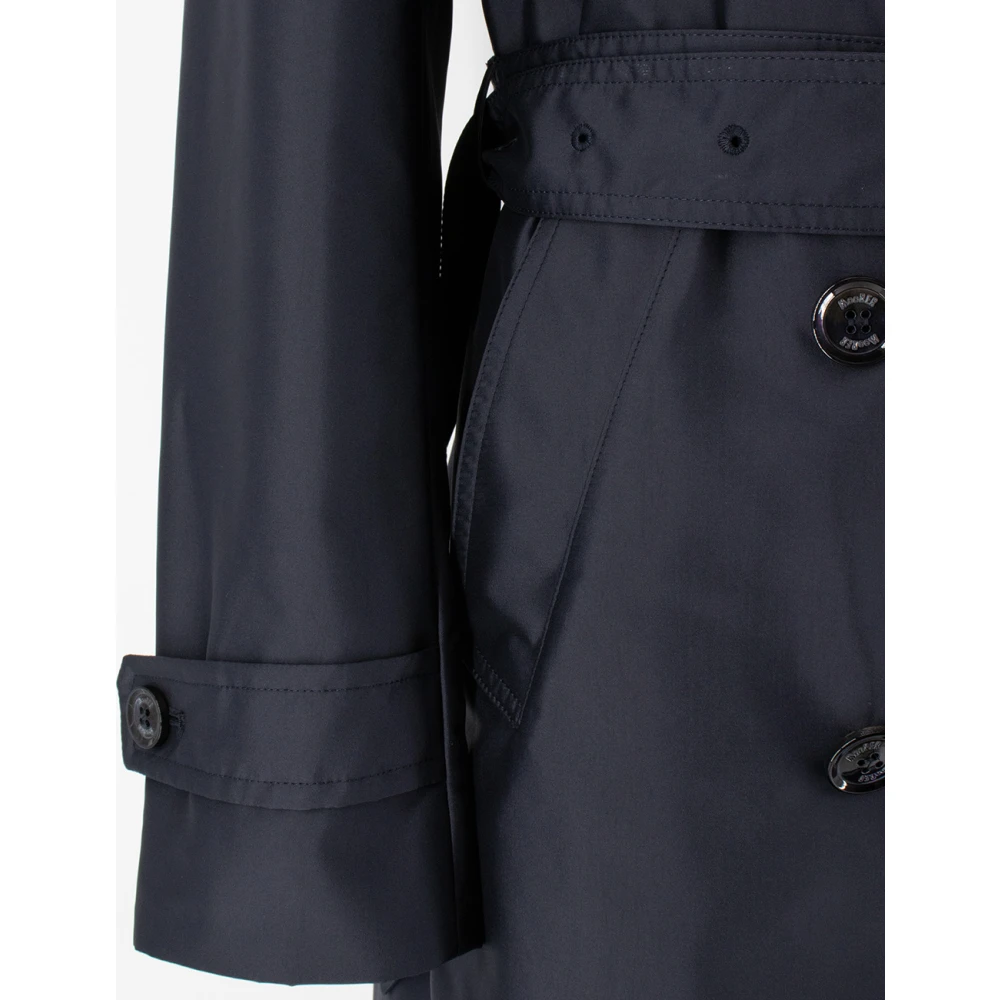 Moorer Klassieke double-breasted trenchcoat Blue Dames