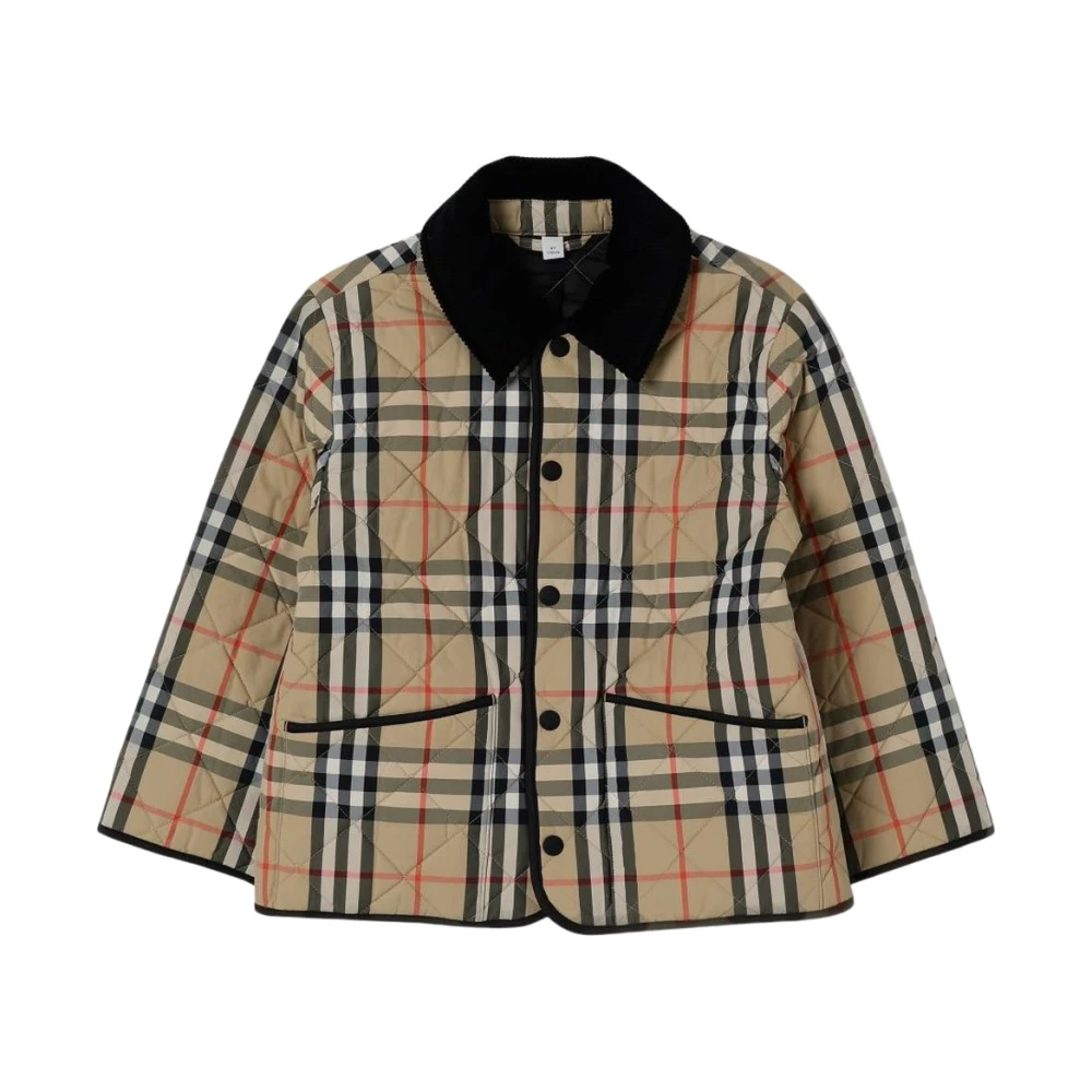 Burberry Unisex Beige Quilted Jacket
