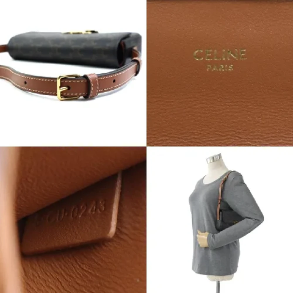 Celine Vintage Pre-owned Plastic celine-bags Brown Dames