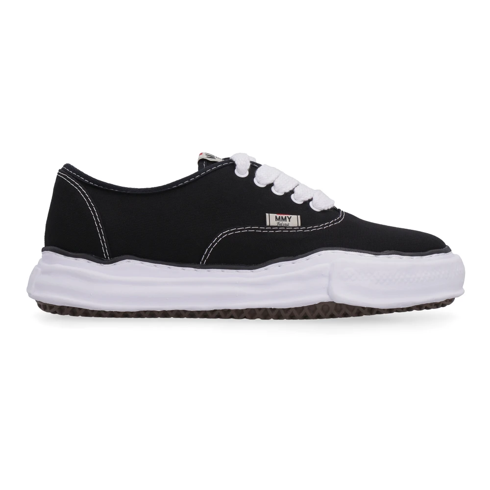 Mihara Yasuhiro Baker OG Sole Canvas Low-top Sneaker Heren Schoenen Zwart