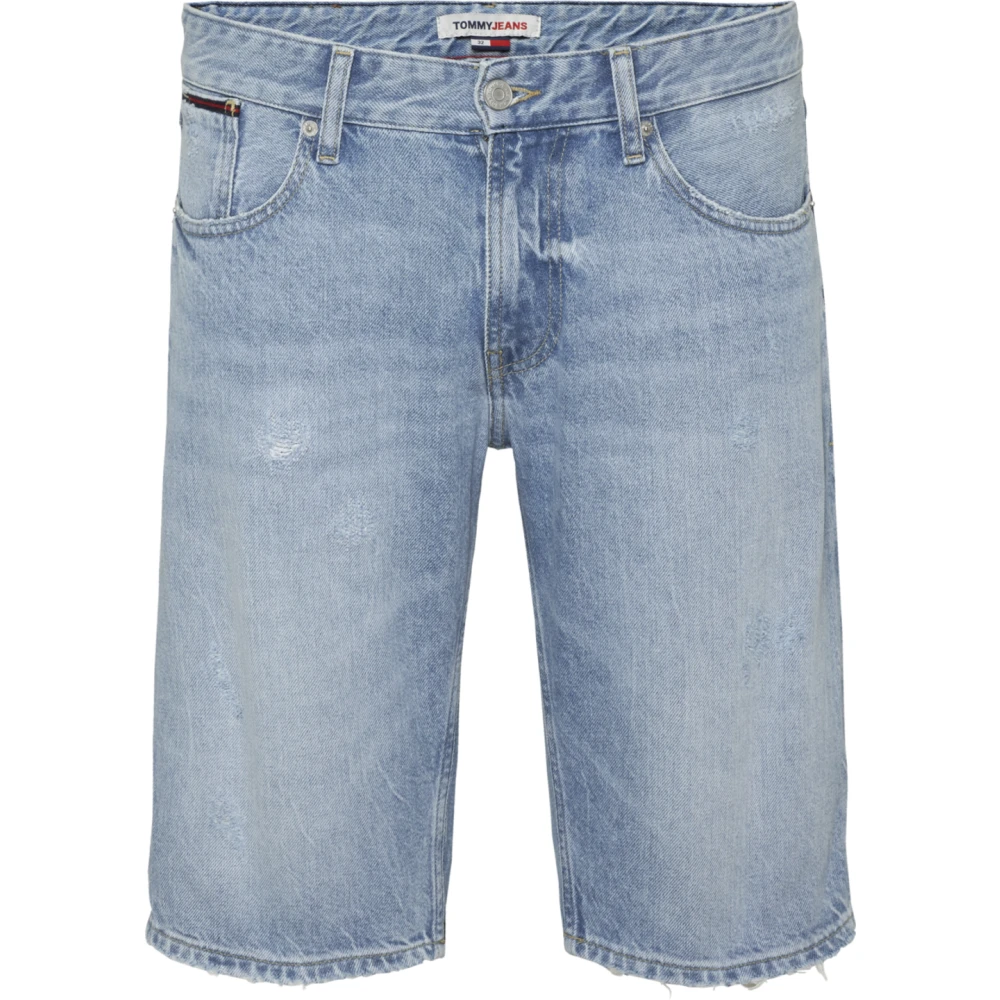 Tommy Jeans Men's Blue Denim Shorts, W29, Bermuda Shorts