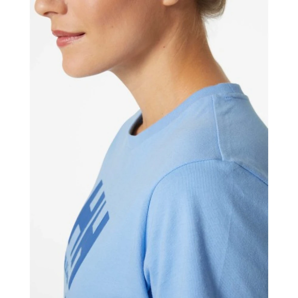 Helly Hansen Dames Organisch Katoenen T-Shirt Blue Dames