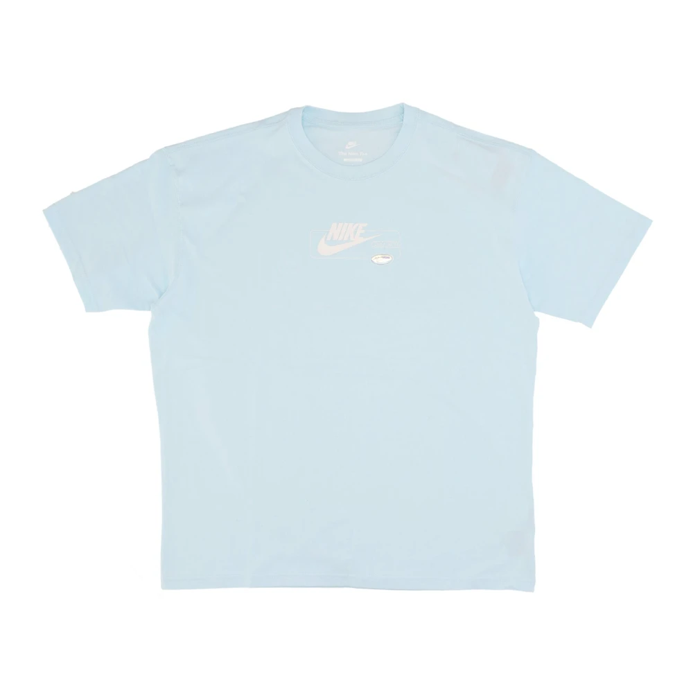 Nike Men's Blue Training T-Shirts & Tops, Xl, Graphic Sportswear T-Shirt Crew Neck
