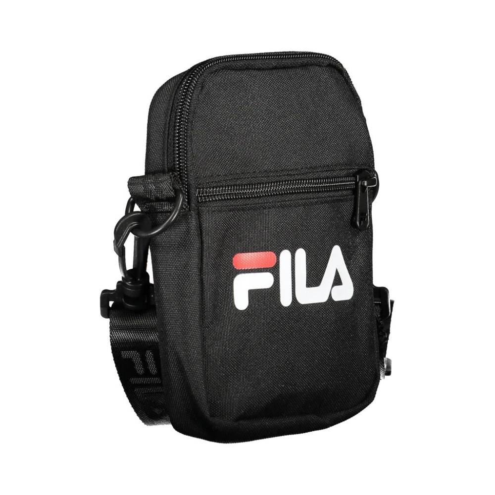 Fila Zwarte Schoudertas met Verstelbare Band Black Heren