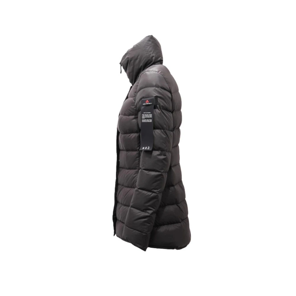 Peuterey Gewatteerde Polyester Parka Jas Black Dames