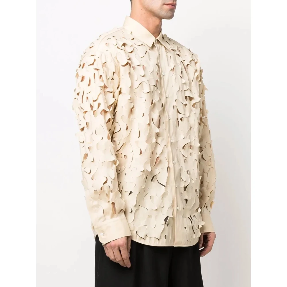 Dsquared2 Casual Overhemd Collectie Beige Heren