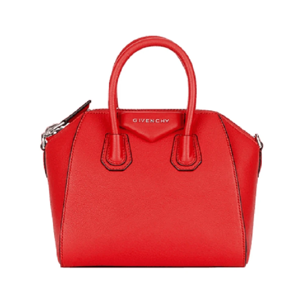 Givenchy Women's Red Mini Antigona Crossbody Bag - Handbags - One Size - Bags