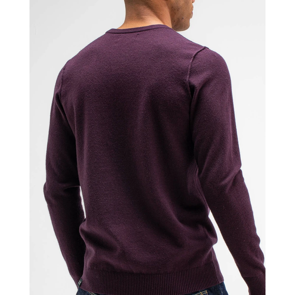 Butcher of Blue Clifden Crew Pullover Blue Heren