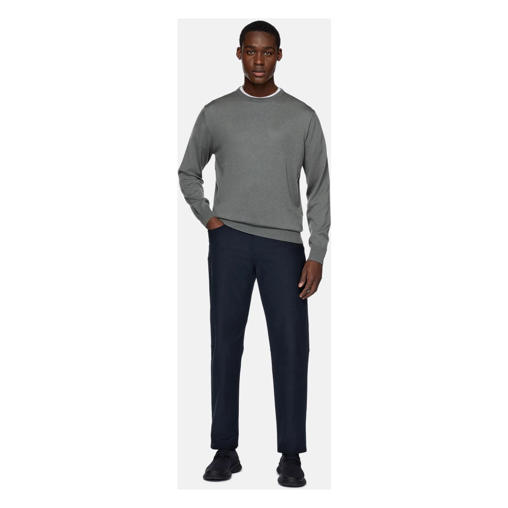 Boggi Milano B Tech Jeans in Technical Fabric Blue Heren