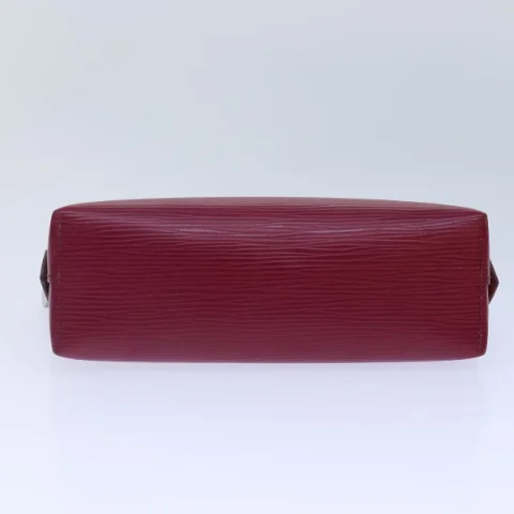 Louis Vuitton Vintage Pre-owned Metal pouches Red Dames