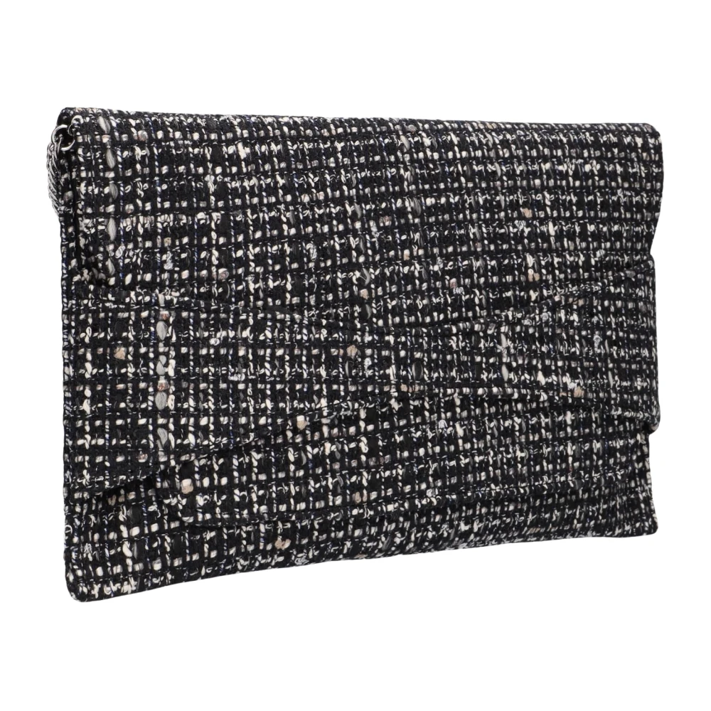 Notre-v Zwarte Elegante Clutch voor Avondje Uit Black Dames