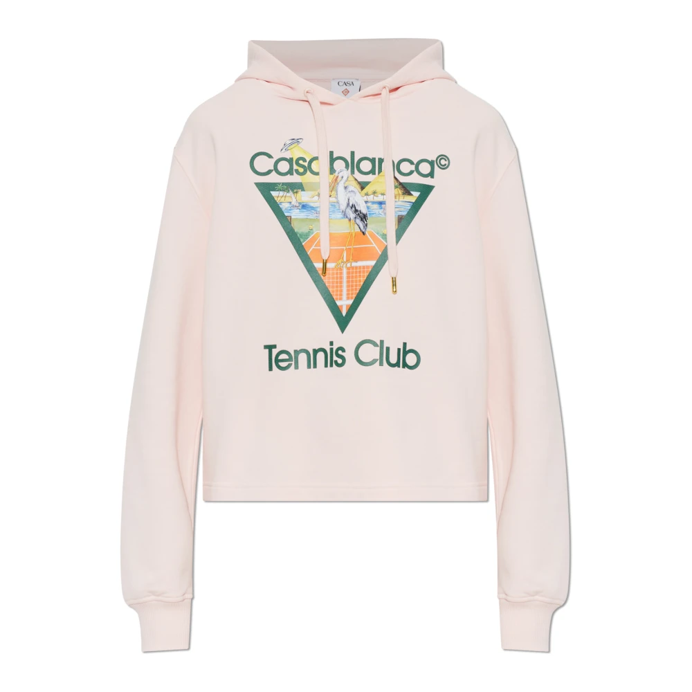 Casablanca The Hoodie - Female - Hoodies - Pink - M - Sweatshirts & Hoodies