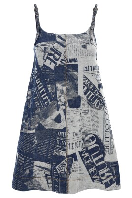 patchwork-jacquard-mini-dress-with-baroque-buckles