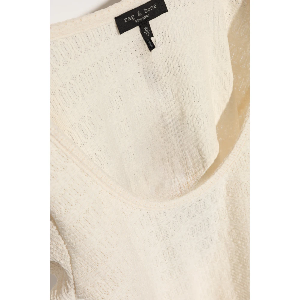 Rag & Bone Top Julia Beige Dames