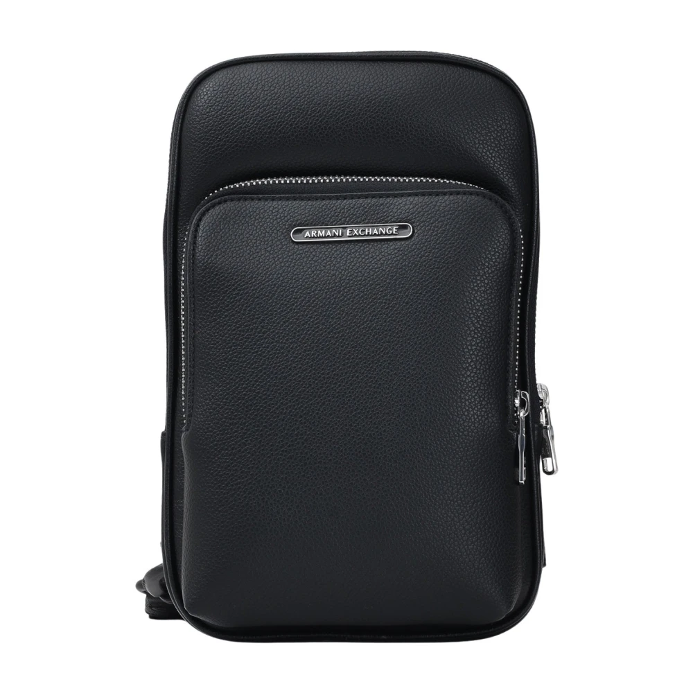Armani Exchange Zwarte tassen voor een stijlvolle uitstraling Black Heren