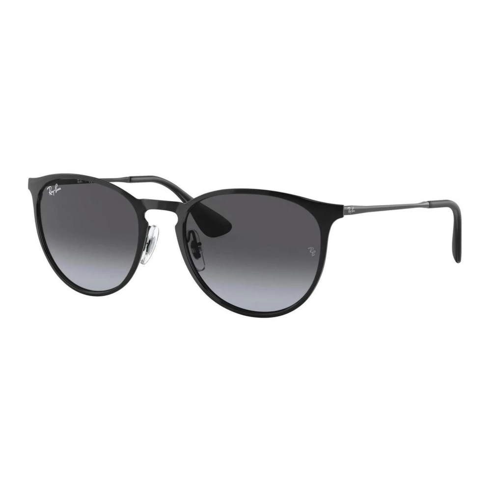Ray-Ban Women's Black Round Grey Gradient Erika Metal 3539 Sunglasses - Image 7