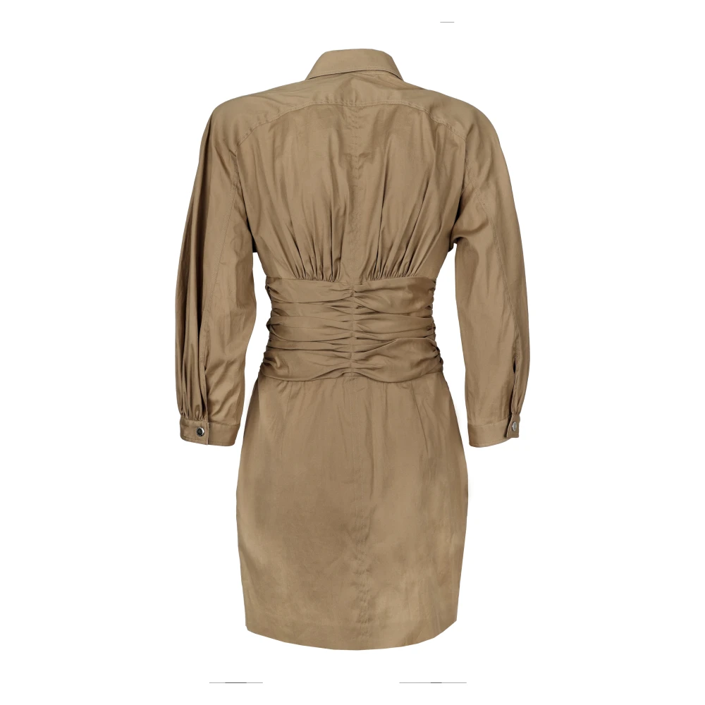 Dsquared2 Katoenen jurk met elastan Brown Dames