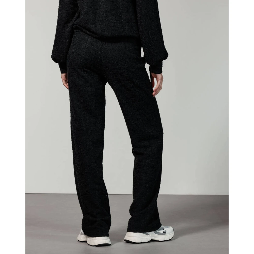 Tramontana Stretch Tweed Broek Black Dames