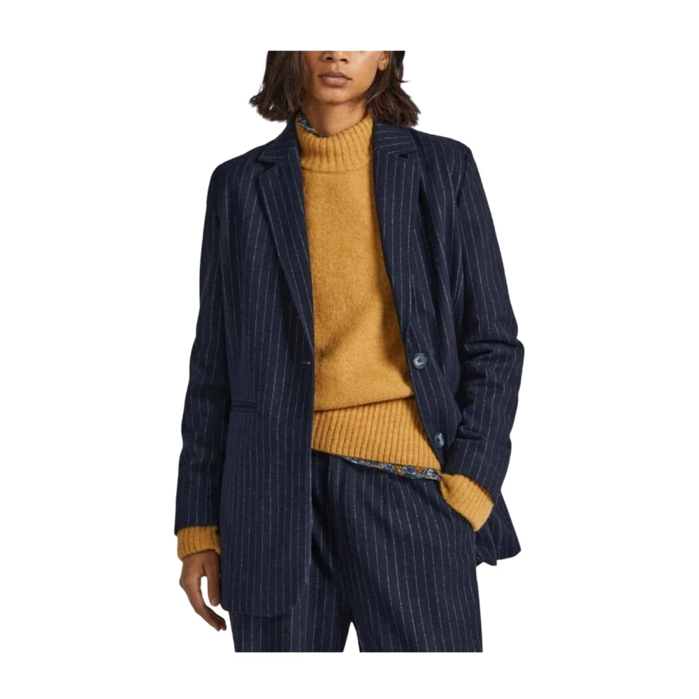 Pepe Jeans Women's Black Blazers,, Blazer Medium