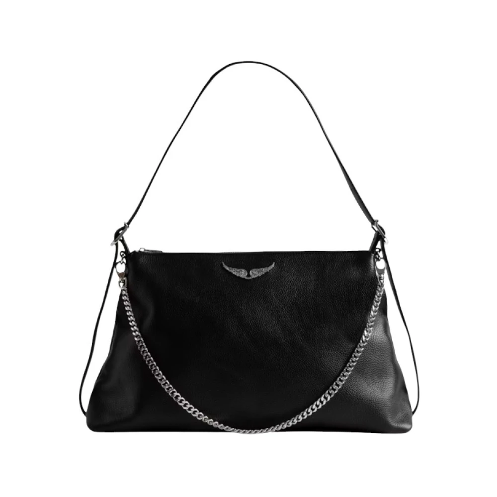 Zadig & Voltaire Donna Nero Borse, Taglia Unica, New,