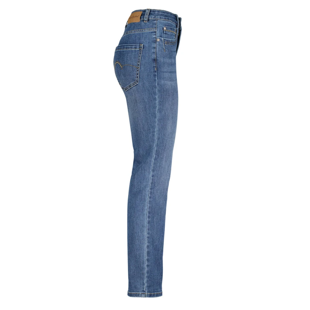 Red Button Stone Jeans Kate Model Srb3821 Blue Dames