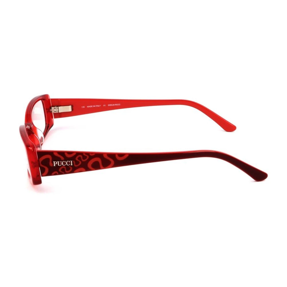 EMILIO PUCCI Rode plastic monturen met kersendial Red Dames