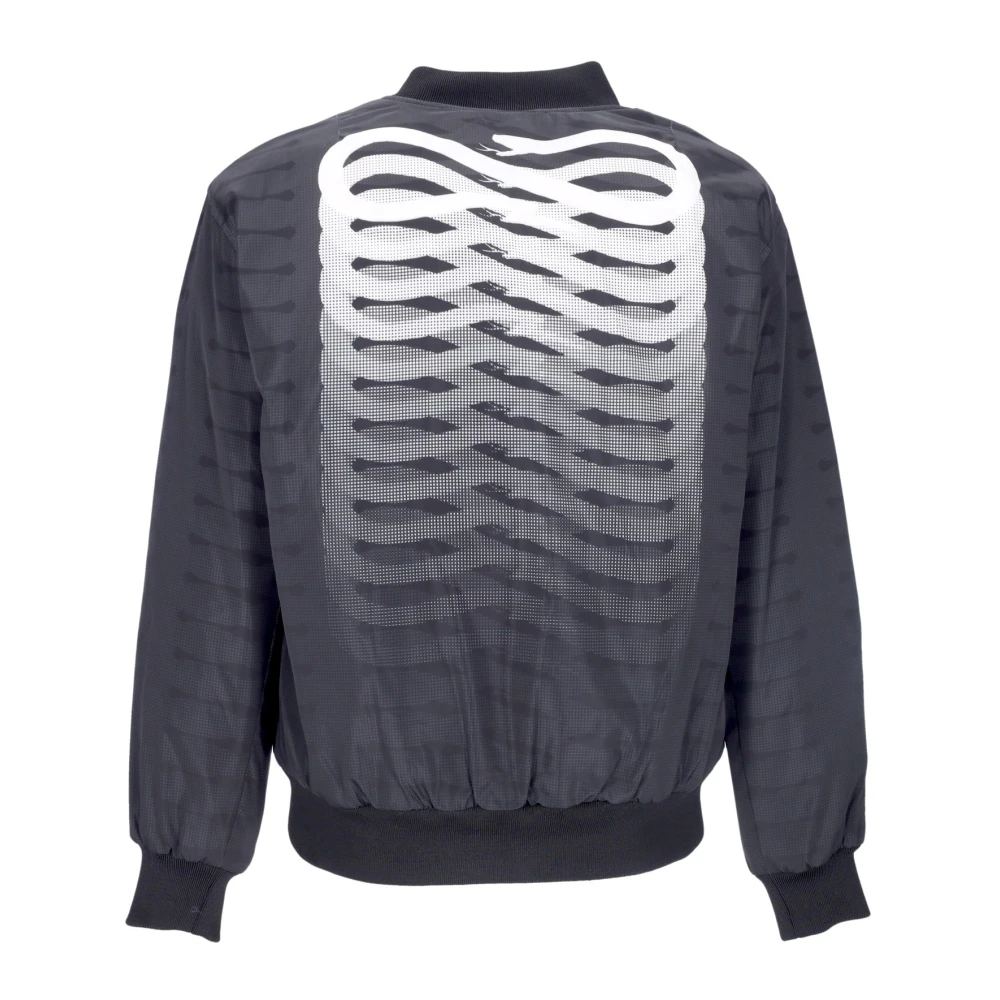 Propaganda Grijze Bomberjack met Geribbelde Details Gray Heren