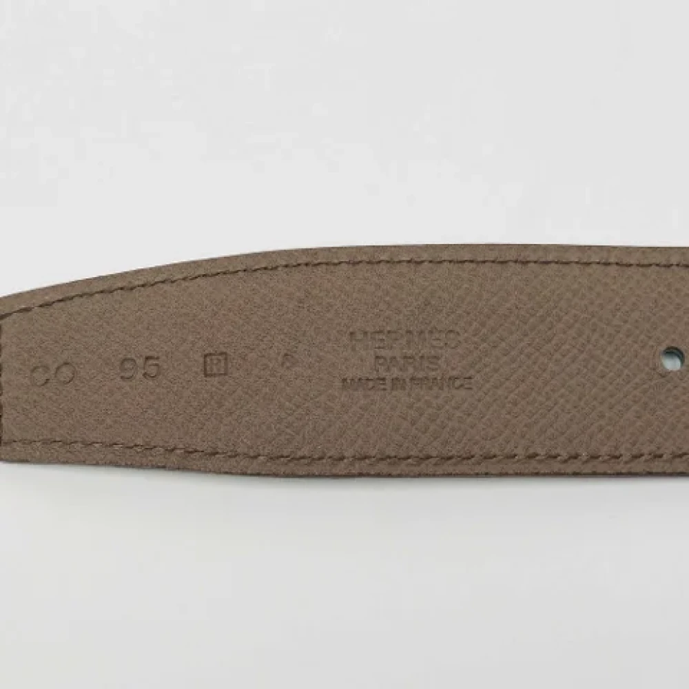 Hermès Vintage Pre-owned Leather belts Green Dames