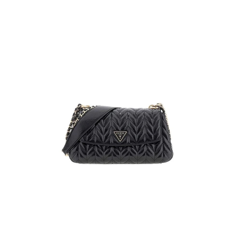 Guess Women's Black Cheryl Convertible Xbody Flap - Cross Body Bags - One Size - Bags
