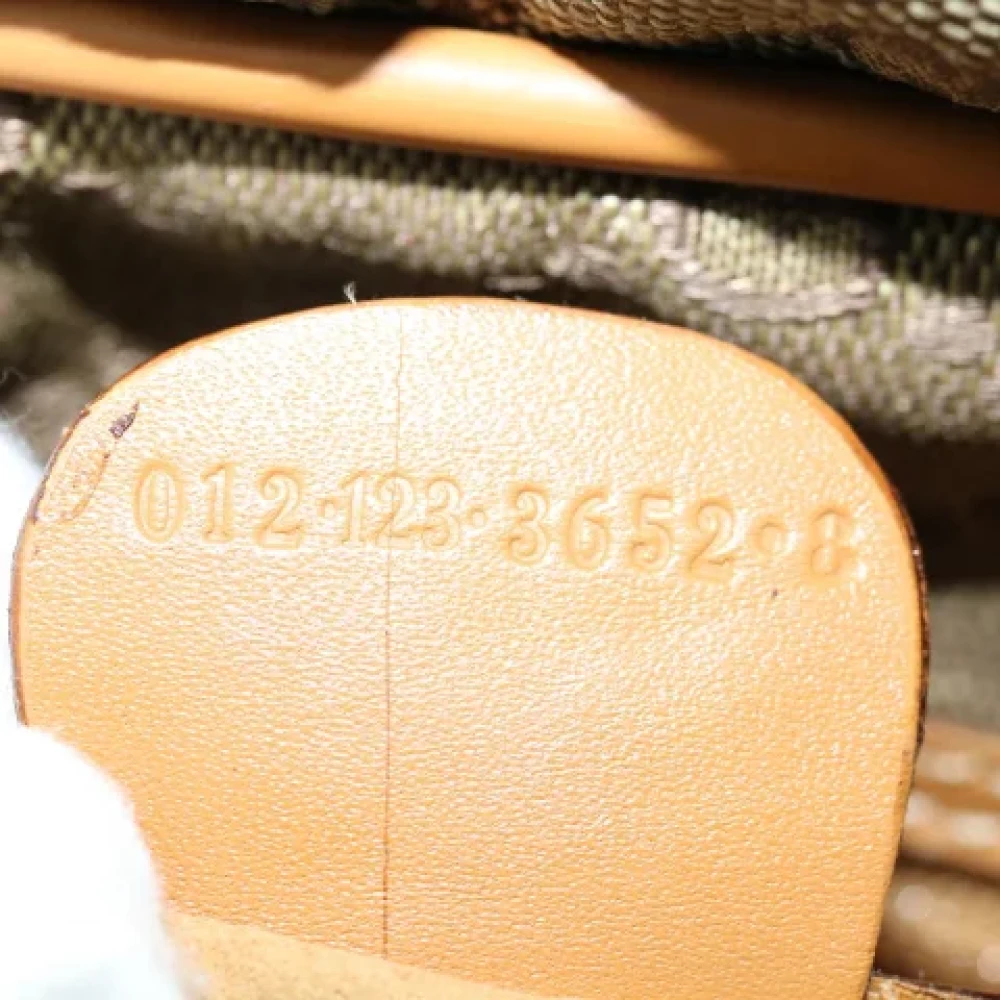 Gucci Vintage Pre-owned Canvas travel-bags Green Dames