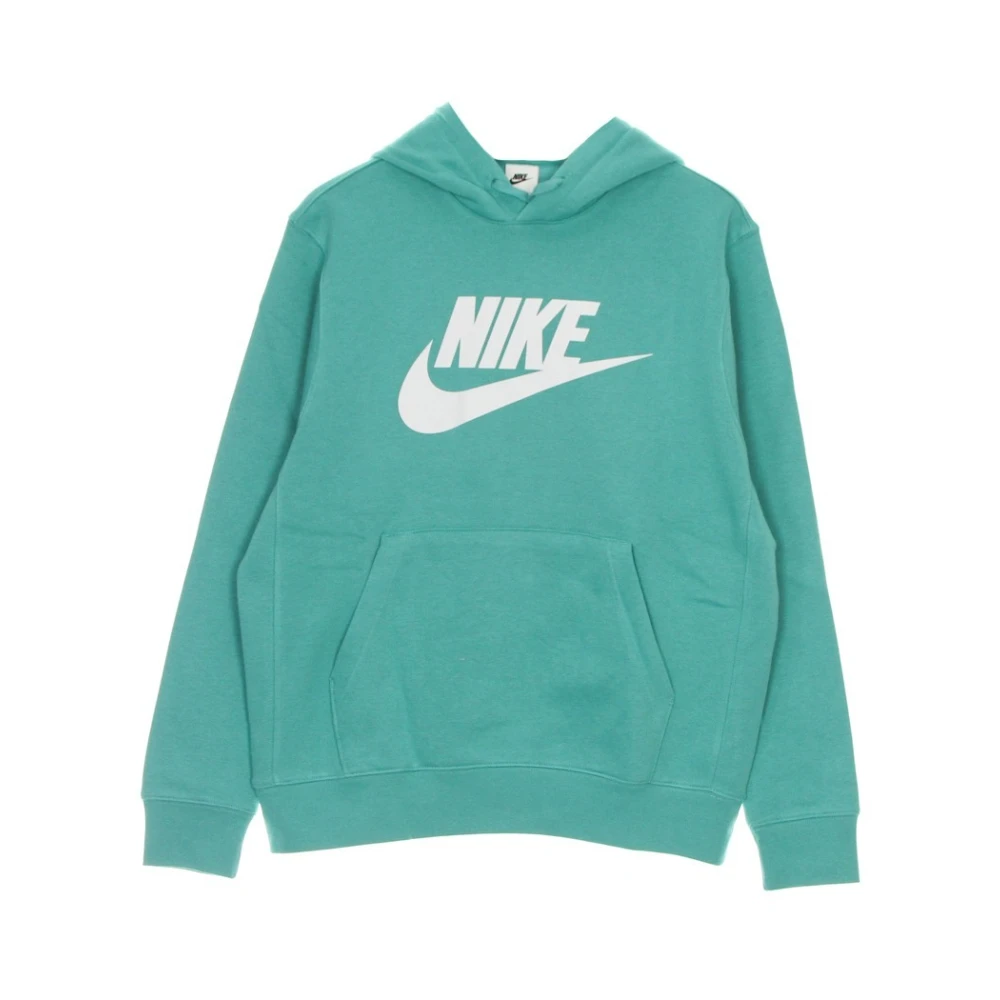 Nike Basketball Club Hoodie Pullover Washed Teal Blue Heren