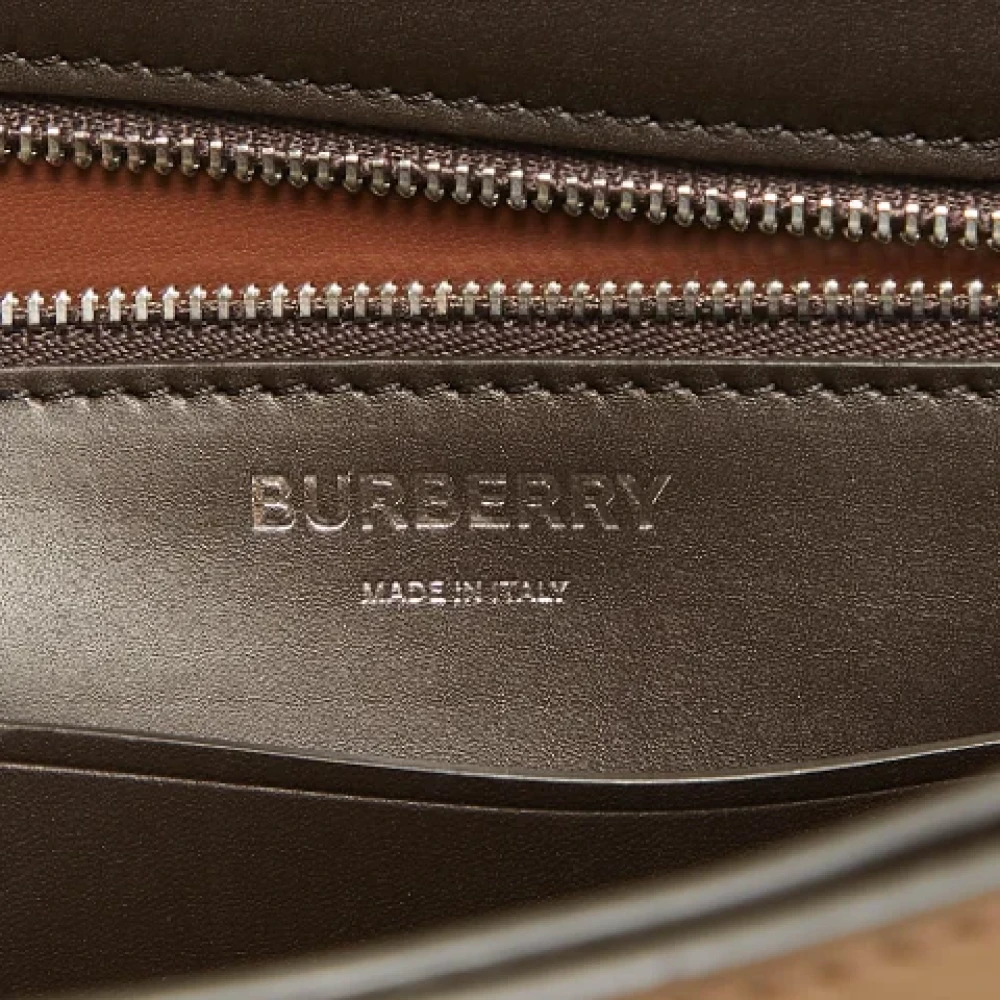 Burberry Vintage Pre-owned Leather shoulder-bags Brown Heren