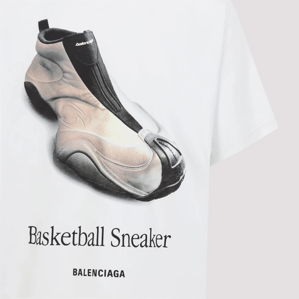 Balenciaga Oversized T-shirt White Heren